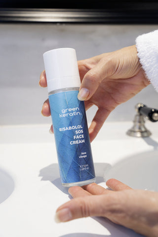 Green Keratin Visage BISABOLOL Crème Régénérante Pour Le Visage