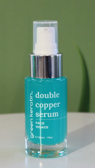 Green Keratin Face Serum 30ml DOUBLE COPPER Face Serum